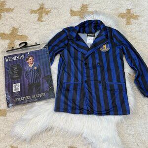 Rubies Wednesday Nevermore Academy Black & Blue Jacket Costume 10-12